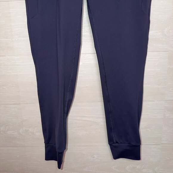 Alphalete Premium Joggers Size Small Navy Blue Athletic Fitness Pants - Picture 4 of 6